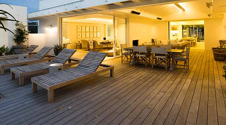 wooden deck installation
