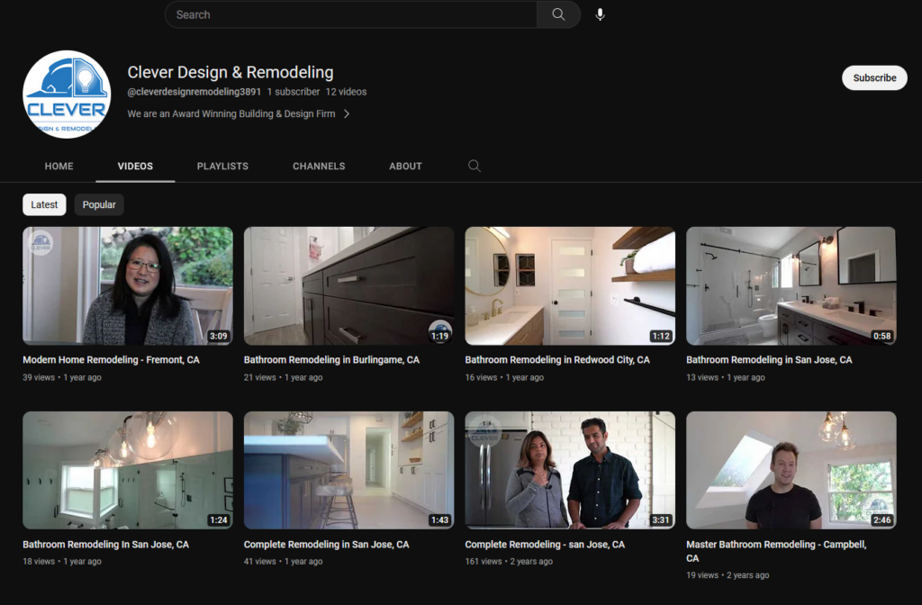 youtube remodeling bay area