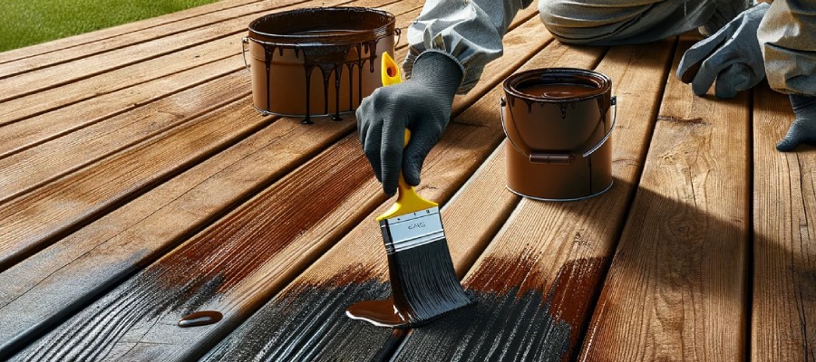 treating old deck