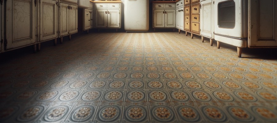linoleum kitchen floor