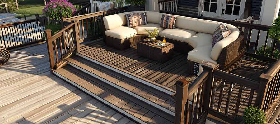 uv coated deck material