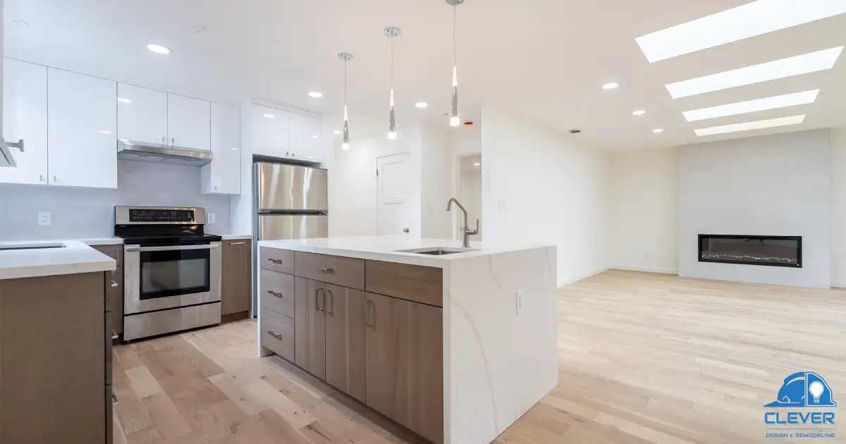 Custom cabinetry in a remodeled kitchen