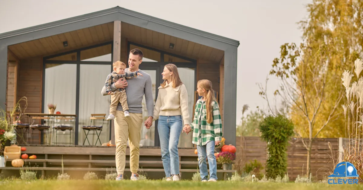 Bay Area family celebrating finished backyard cottage 