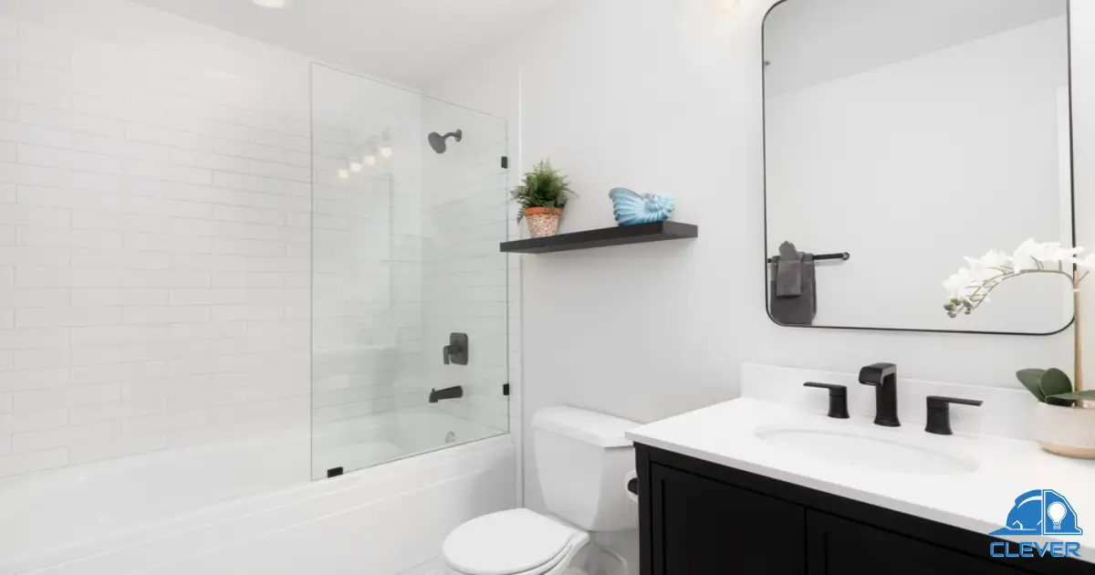 Stylish subway tiles used in a Bay Area bathroom refresh