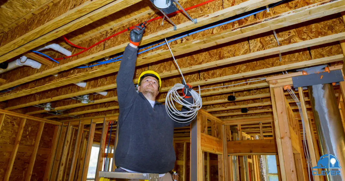 Plumbing and electrical work inside a new Bay Area ADU 